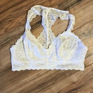 Felina Bralette White Lace Size Large